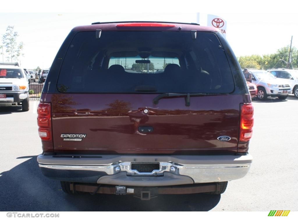 1999 Expedition Eddie Bauer 4x4 - Dark Toreador Red Metallic / Medium Prairie Tan photo #3