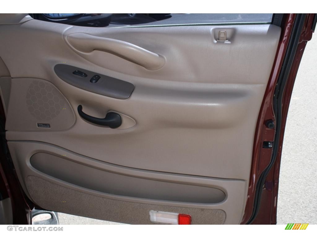 1999 Expedition Eddie Bauer 4x4 - Dark Toreador Red Metallic / Medium Prairie Tan photo #8