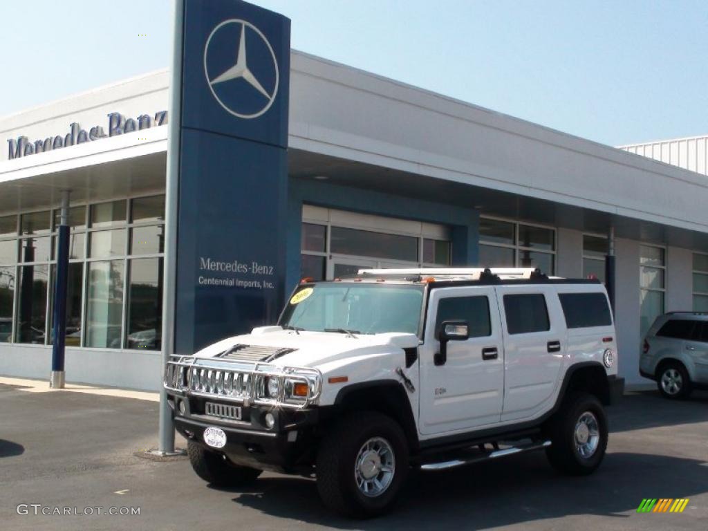 2006 H2 SUV - White / Ebony photo #2