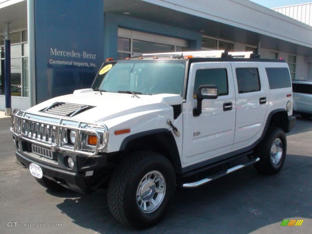 2006 H2 SUV - White / Ebony photo #5
