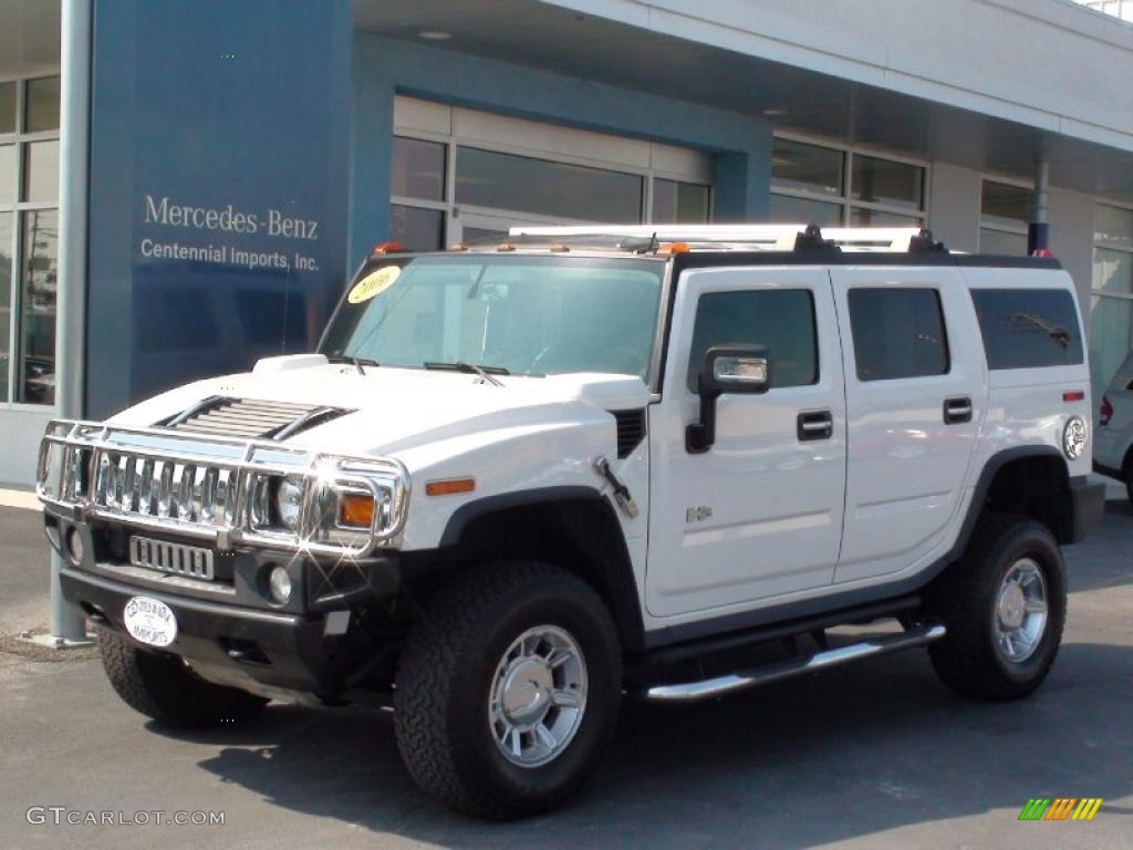 2006 H2 SUV - White / Ebony photo #6