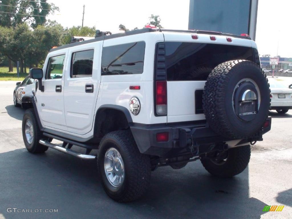 2006 H2 SUV - White / Ebony photo #9