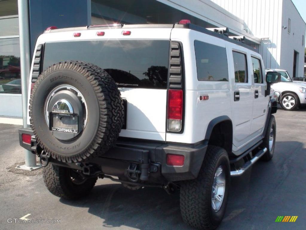 2006 H2 SUV - White / Ebony photo #11