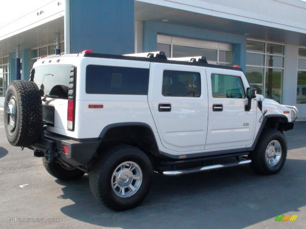 2006 H2 SUV - White / Ebony photo #12