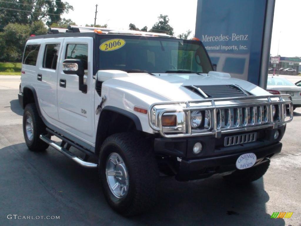 2006 H2 SUV - White / Ebony photo #15