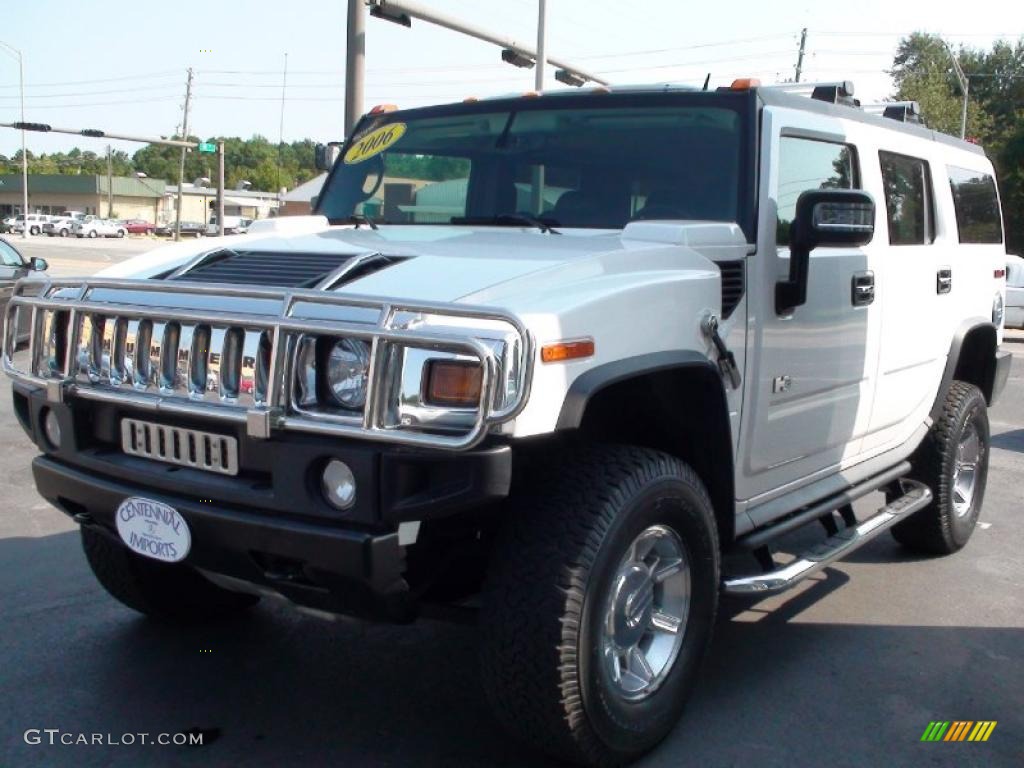 2006 H2 SUV - White / Ebony photo #17