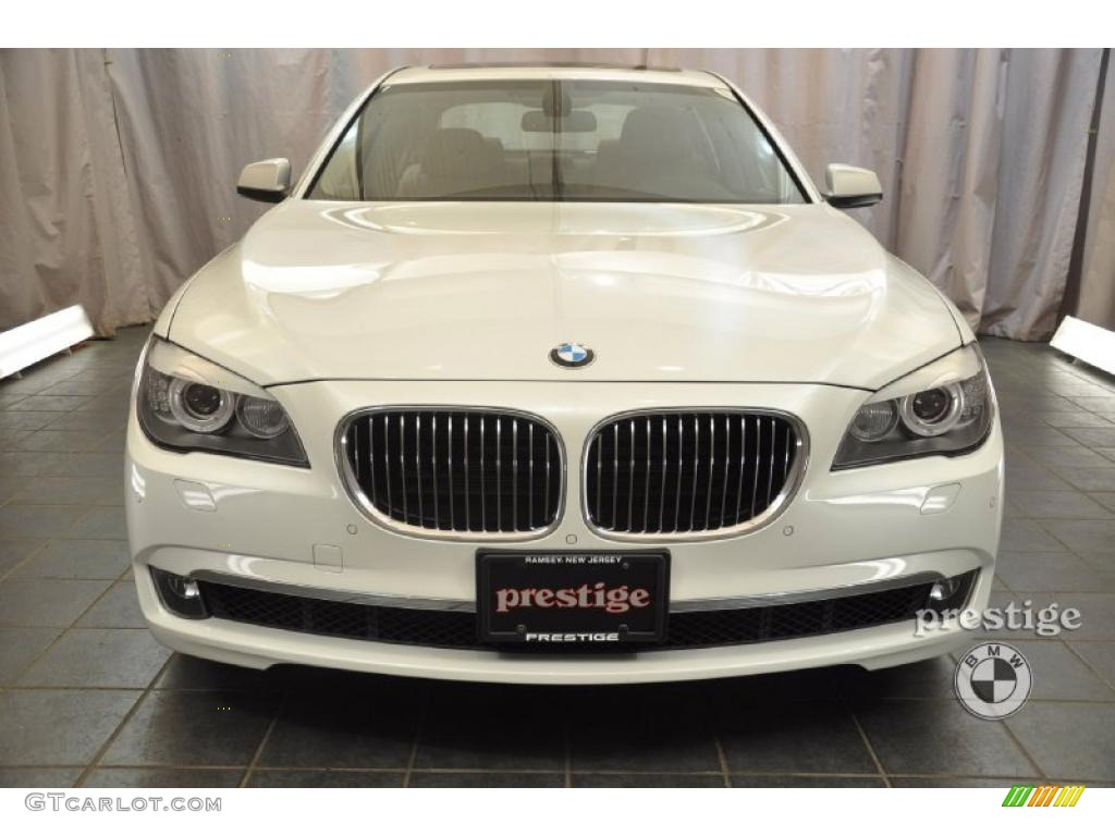 2011 7 Series 740Li Sedan - Alpine White / Light Saddle photo #6