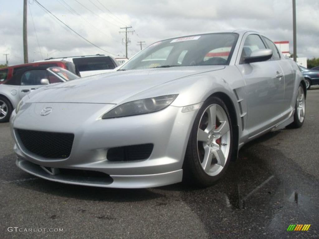 2004 RX-8  - Sunlight Silver Metallic / Black photo #1