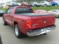 2007 Inferno Red Crystal Pearl Dodge Dakota Laramie Quad Cab 4x4  photo #3