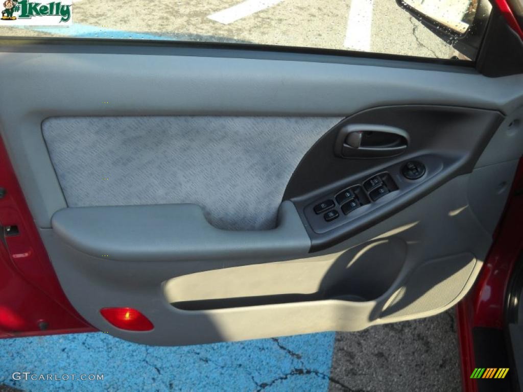 2004 Elantra GLS Sedan - Crimson Dark Red / Dark Gray photo #7