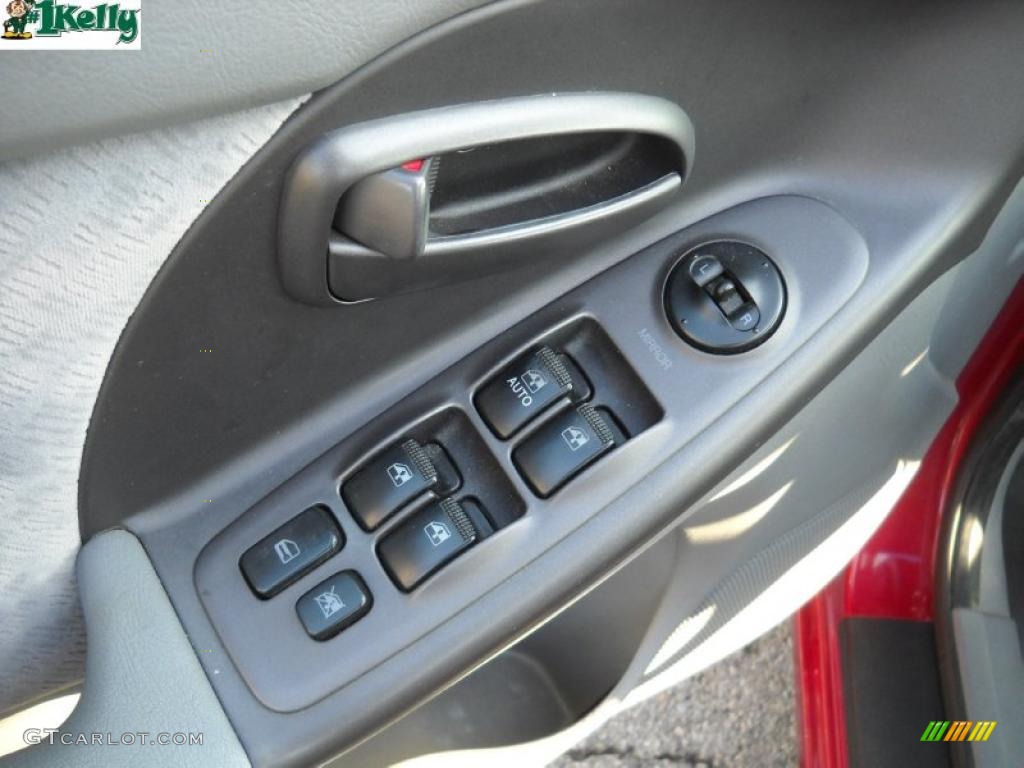 2004 Elantra GLS Sedan - Crimson Dark Red / Dark Gray photo #16