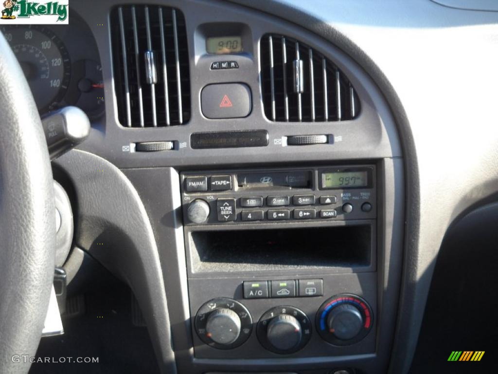 2004 Elantra GLS Sedan - Crimson Dark Red / Dark Gray photo #17