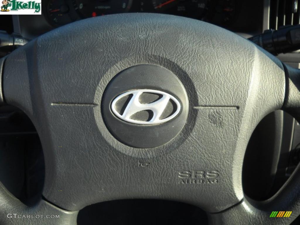 2004 Elantra GLS Sedan - Crimson Dark Red / Dark Gray photo #19