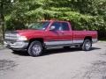 Red Metallic 1999 Dodge Ram 2500 Laramie Extended Cab