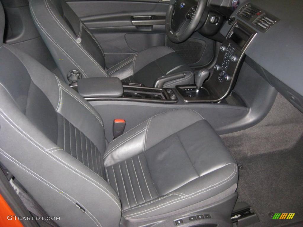 2011 C30 T5 R-Design - Orange Flame Metallic / R Design Off Black Flextec photo #19