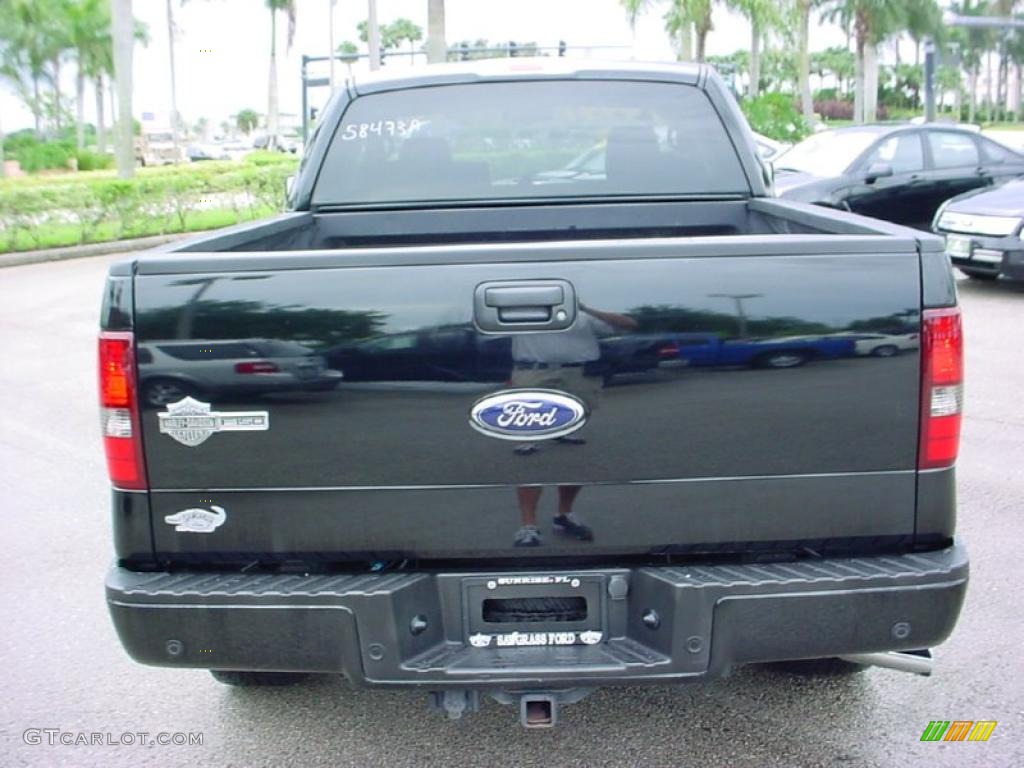 2006 F150 Harley-Davidson SuperCab - Black / Black photo #7