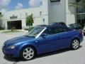 2006 Caribic Blue Pearl Effect Audi A4 1.8T Cabriolet  photo #2
