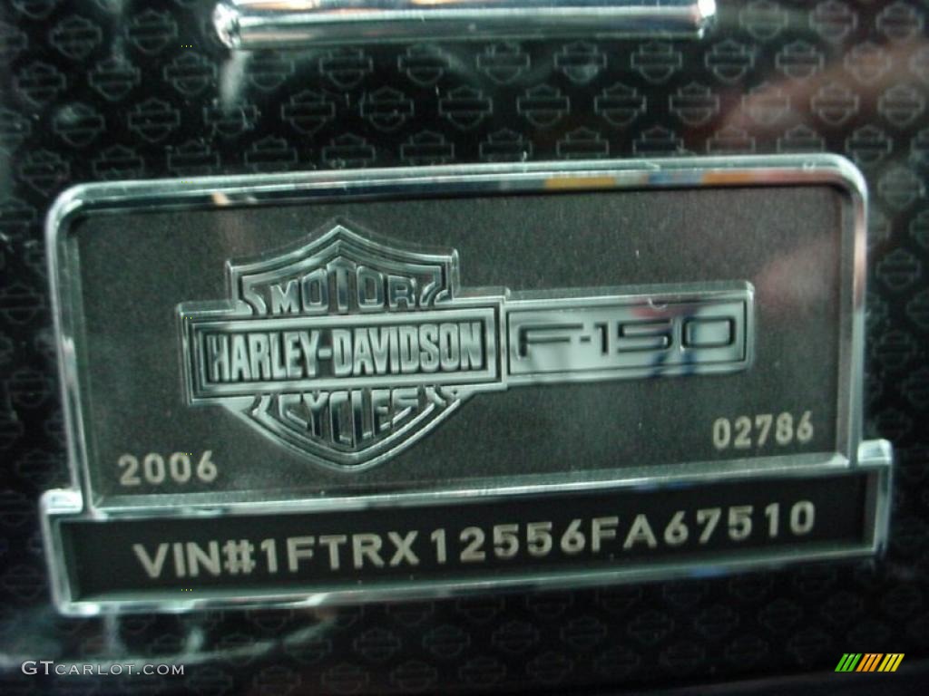 2006 F150 Harley-Davidson SuperCab - Black / Black photo #33