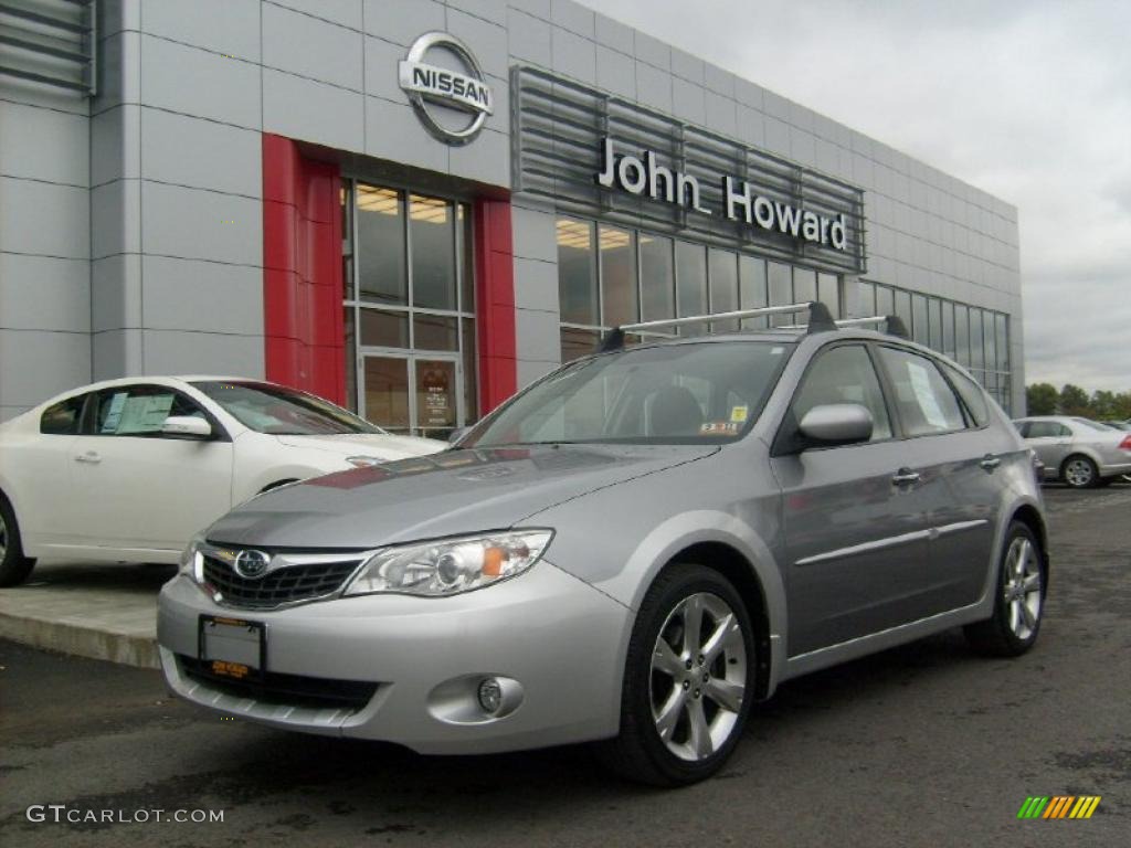 2009 Impreza Outback Sport Wagon - Steel Silver Metallic / Carbon Black photo #1