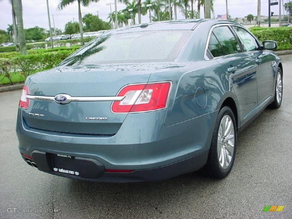 2010 Taurus Limited - Steel Blue Metallic / Charcoal Black photo #6