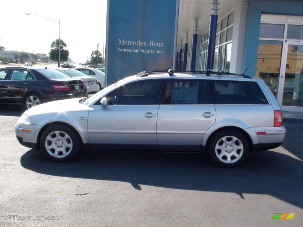 2003 Passat GLX Wagon - Reflex Silver Metallic / Grey photo #6