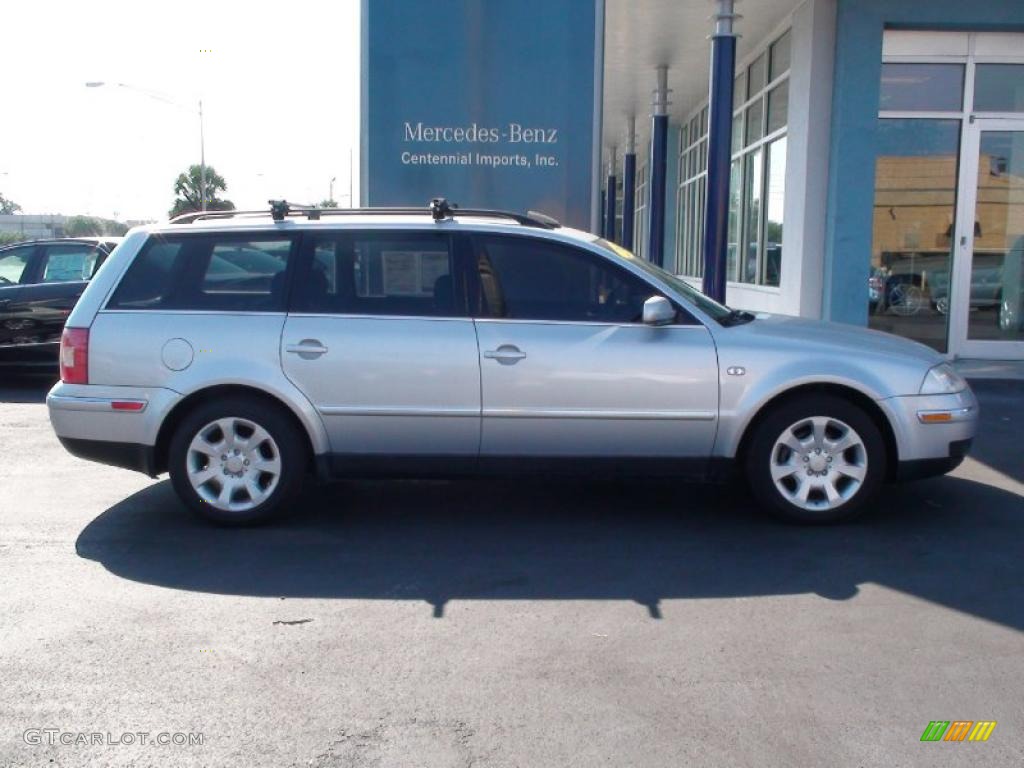 2003 Passat GLX Wagon - Reflex Silver Metallic / Grey photo #10