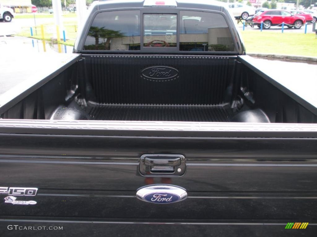 2010 F150 Lariat SuperCrew - Tuxedo Black / Tan photo #11