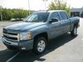 2011 Blue Granite Metallic Chevrolet Silverado 1500 LT Crew Cab  photo #4