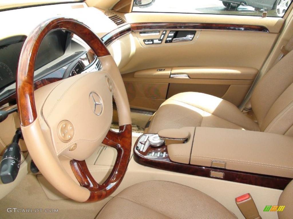 2007 S 550 Sedan - Obsidian Black Metallic / Cashmere/Savanna photo #16