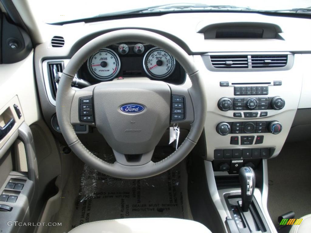 Medium Stone Interior 2011 Ford Focus SEL Sedan Photo #37306737