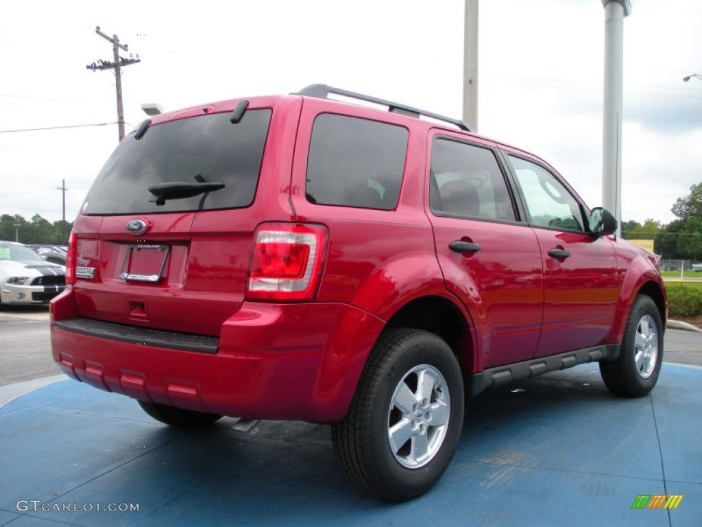 2011 Escape XLT - Sangria Red Metallic / Charcoal Black photo #3