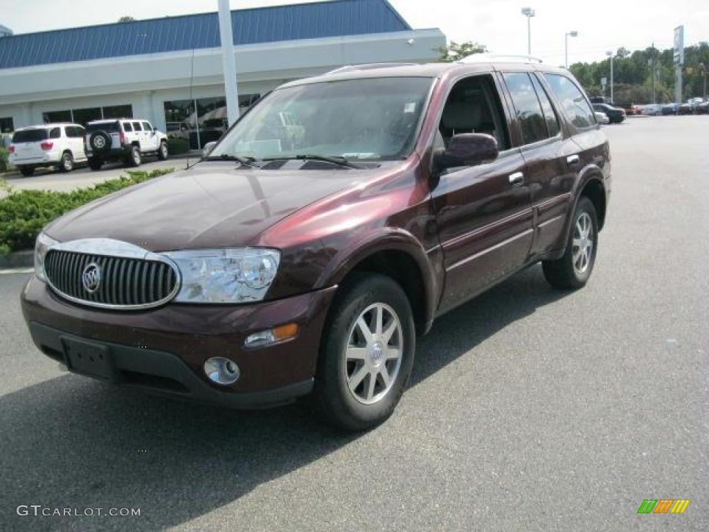 2006 Rainier CXL AWD - Dark Garnet Red Metallic / Gray photo #4