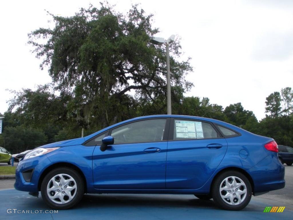 Blue Flame Metallic 2011 Ford Fiesta S Sedan Exterior Photo #37308589