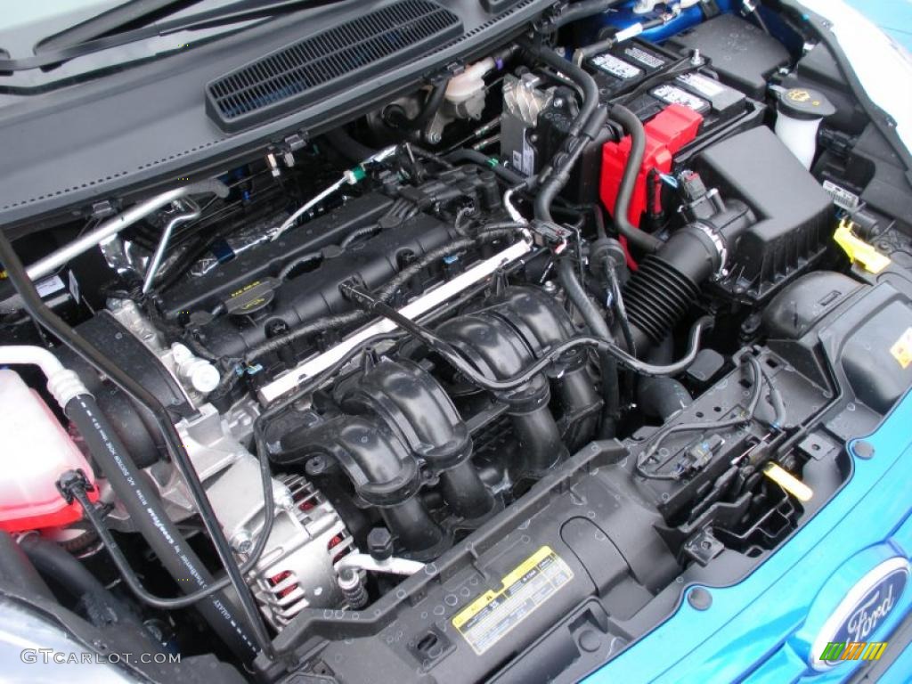 2011 Ford Fiesta S Sedan 1.6 Liter DOHC 16-Valve Ti-VCT Duratec 4 Cylinder Engine Photo #37308769