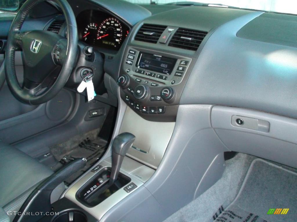 2007 Accord EX V6 Coupe - Graphite Pearl / Gray photo #29