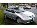Satin Silver Metallic - Civic LX Sedan Photo No. 4
