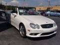 2007 Arctic White Mercedes-Benz CLK 550 Cabriolet  photo #3