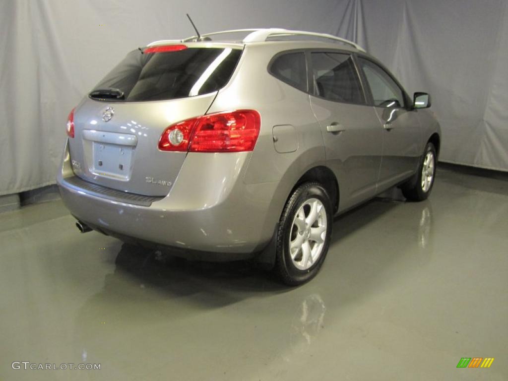 2008 Rogue SL AWD - Gotham Gray Metallic / Black photo #7