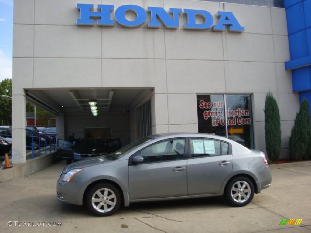 2008 Sentra 2.0 SL - Magnetic Gray / Charcoal/Steel photo #1