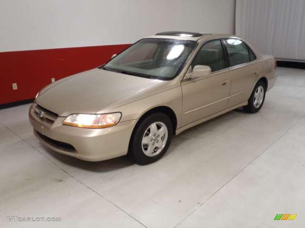 2000 Accord EX V6 Sedan - Naples Gold Metallic / Ivory photo #8