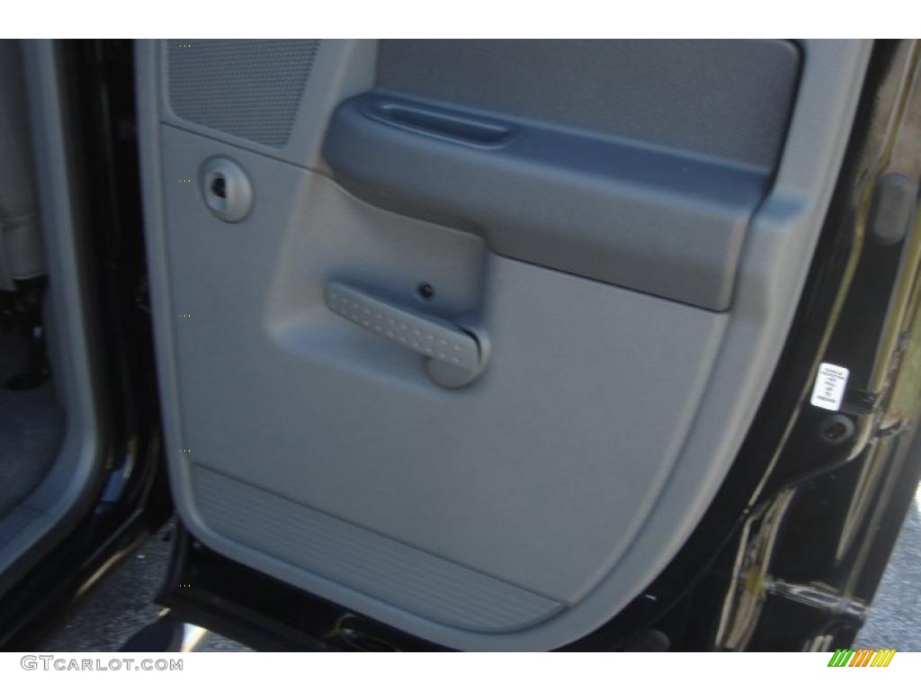 2006 Ram 3500 Sport Quad Cab 4x4 Dually - Brilliant Black Crystal Pearl / Medium Slate Gray photo #39
