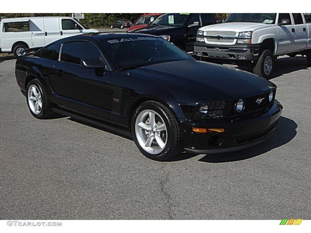2007 Mustang Saleen H281 Heritage Edition Coupe - Black / Black/Dove Accent photo #1