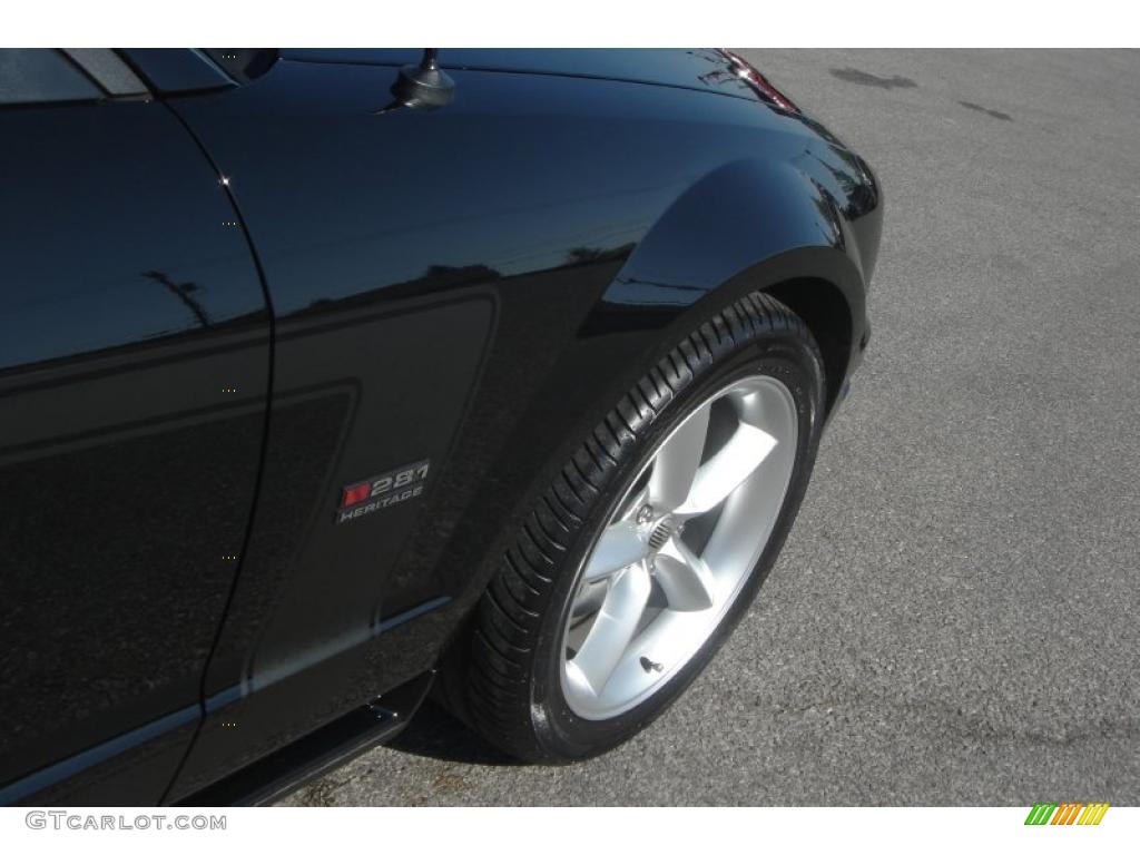 2007 Mustang Saleen H281 Heritage Edition Coupe - Black / Black/Dove Accent photo #9