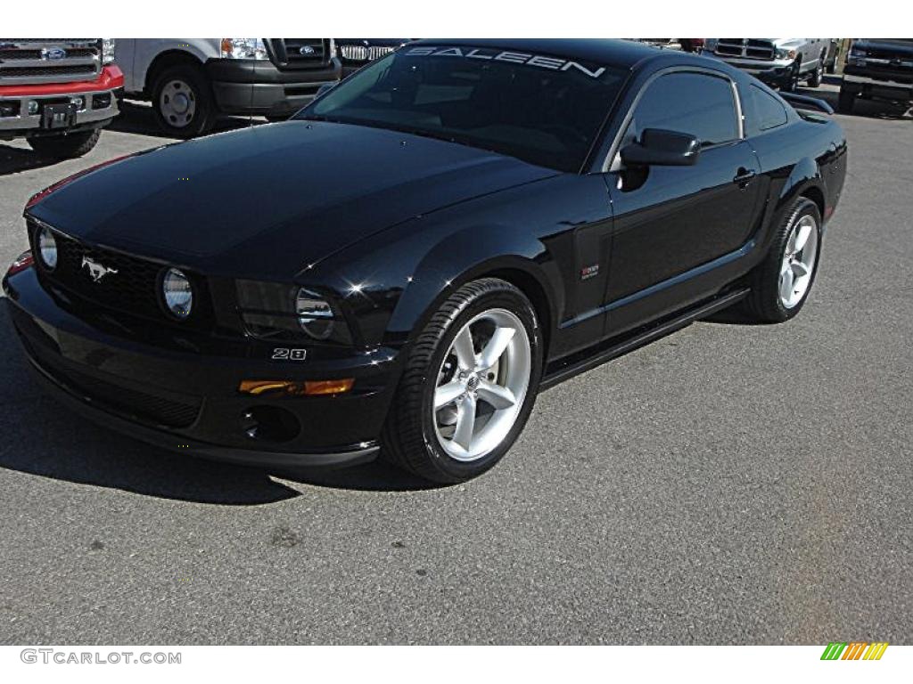 2007 Mustang Saleen H281 Heritage Edition Coupe - Black / Black/Dove Accent photo #38