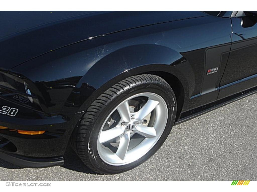 2007 Mustang Saleen H281 Heritage Edition Coupe - Black / Black/Dove Accent photo #41