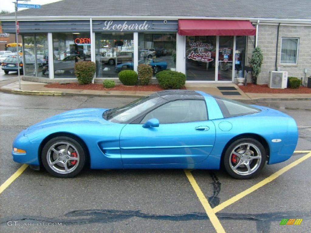 1998 Corvette Coupe - Nassau Blue Metallic / Light Gray photo #2