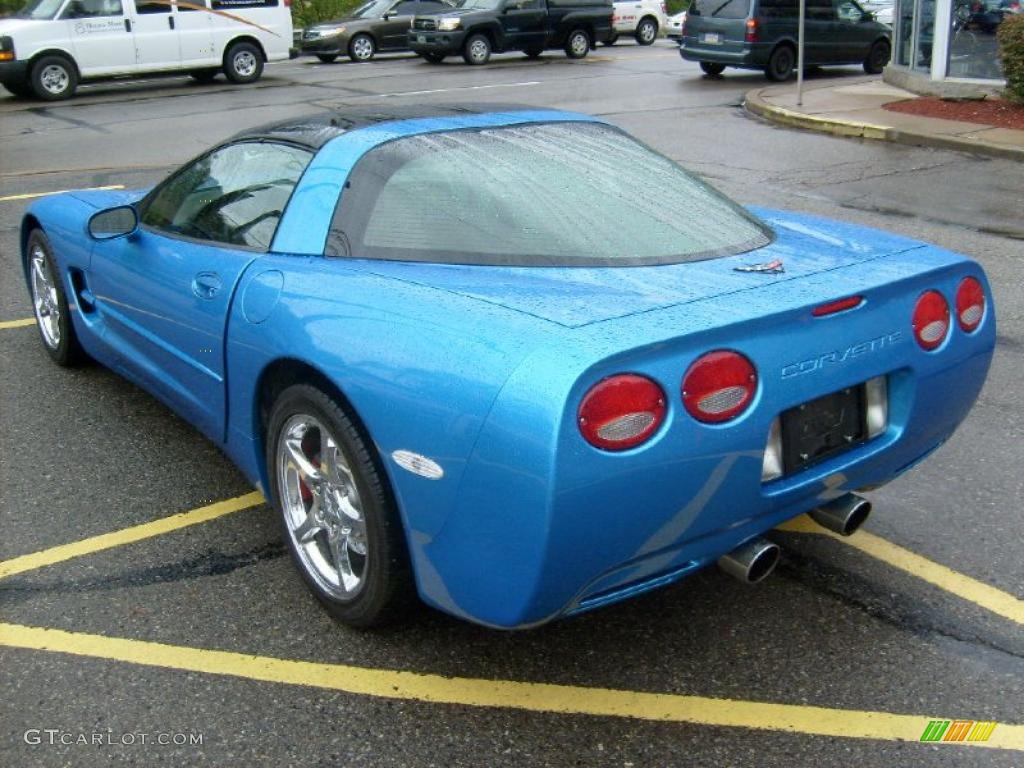 1998 Corvette Coupe - Nassau Blue Metallic / Light Gray photo #3