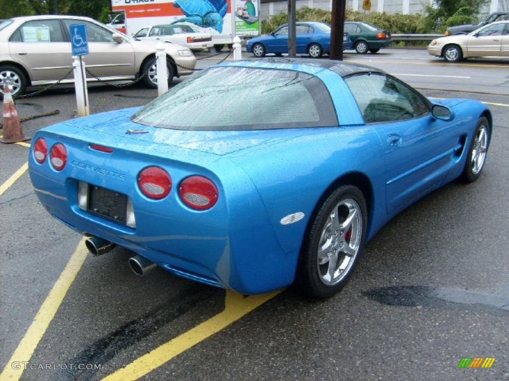 1998 Corvette Coupe - Nassau Blue Metallic / Light Gray photo #5