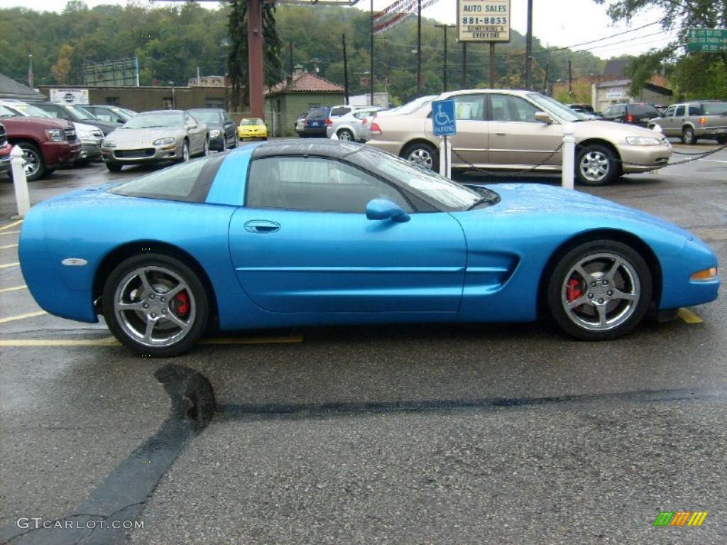 1998 Corvette Coupe - Nassau Blue Metallic / Light Gray photo #6