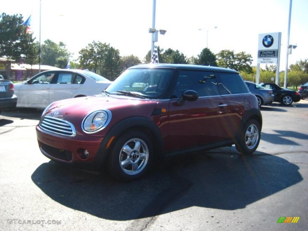 2008 Cooper Hardtop - Nightfire Red Metallic / Grey/Black photo #1